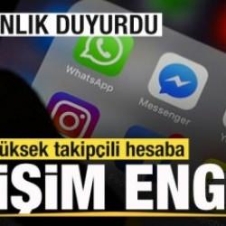 Bakanlık duyurdu! 30 yüksek takipçili hesaba erişim engeli getirildi