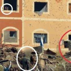 Gazze’de inanılmaz anlar... Kassam sızdı, İsrail askerinin gözüne perde indi!