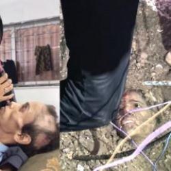 Gazze'den 2 acı video: Küçük Muhammed ve Musab'ın görüntüleri kahretti