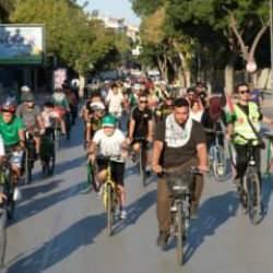 Kud&uuml;s &Ccedil;alışma Grubu&rsquo;ndan &ldquo;Gazze İ&ccedil;in Durma, A&ccedil;lık İ&ccedil;in Pedalla&rdquo; eylemi