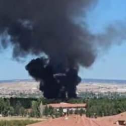Kütahya Hava Er Eğitim Tugay Komutanlığı'nda yangın!