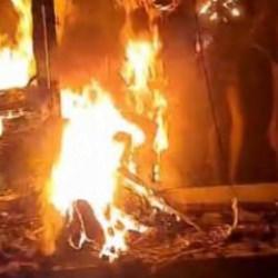 Adıyaman'da mağazaya molotofkokteyli saldırı