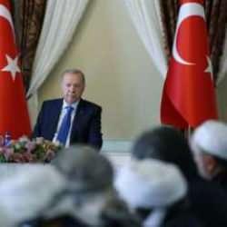 Erdoğan, Dünya Müslüman Alimler Birliği heyetini kabul etti