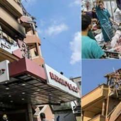 Soykırımcı İsrail'in hastane saldırısı kamerada: Kurtarma ekibini böyle vurdular!