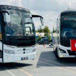 HAVAİST otobüsleri 30 Ağustos için Türk bayraklarıyla donatıldı