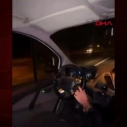 O magandanın ehliyetine el konuldu!