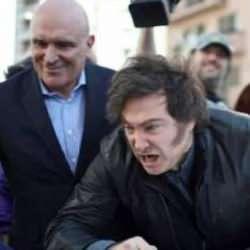 Siyonist İsrail destekçisi Arjantin Devlet Başkanı Milei'ye saldırı!