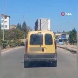 Tavanında buzdolabı taşıyan s&uuml;r&uuml;c&uuml;ye ceza: 2 bin 72 lira