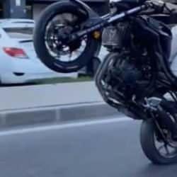 Tek teker magandası "Yakalayabilen olmadı" dedi rekor ceza yedi