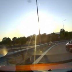 TEM'de akıllara durgunluk veren hareket: Aniden geri geri geldi