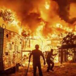 24 saatte 10 binden fazla yıldırım düştü! ABD'nin "Altın eyaleti" alev alev