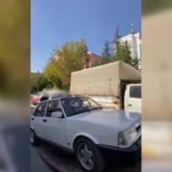 Çankırı'da attığı drift cebini yaktı! Sürücüye 51 bin 193 lira ceza kesildi