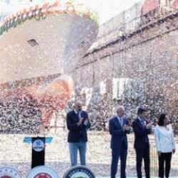 Donanmaya son teknoloji yeni güç: TCG İçel denize indirildi