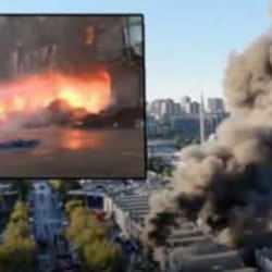 Bağcılar İSTOÇ'taki büyük yangın kontrol altına alındı