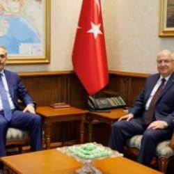 Bakan Fidan&rsquo;dan Bakan G&uuml;ler&rsquo;e ziyaret 