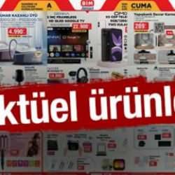 BİM Cuma Aktüel Kataloğu (5 Eylül 2025) yarın raflarda! Süpürge, Ütü, Telefon...