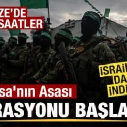 Kassam Tugayları duyurdu! Musa'nın Asası Operasyonu başlatıldı! İsrail'e ilk darbe vuruldu