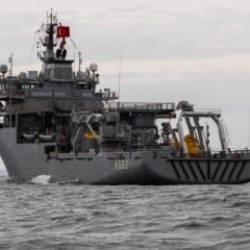 TCG Alemdar da Halit Yukay için bölgede