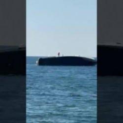 Zonguldak'ta 40 milyon liralık yat 15 dakikada battı: Korku dolu anlar kamerada!