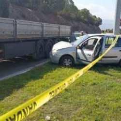 Çan‘da trafik kazası: 1 ölü 1 yaralı