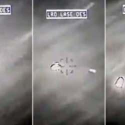 ilk kez paylaştılar! ABD ordusu UFO vurdu... İşte o anlar!