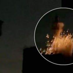 İsrail Gazze’de camiyi vurdu: Minare yerle bir oldu