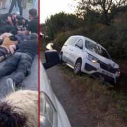 Sürüye çarpıp kanala uçtu: Kaçakçı, kaçak göçmenleri bırakıp kaçtı
