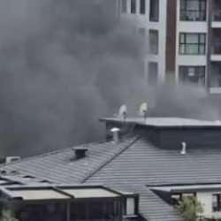 Küçükçekmece'de 5 katlı binada yangın! Ölü ve yaralılar var