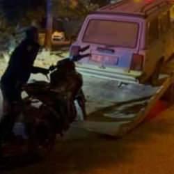 Polisten kaçan motosikletli kaza yapmış halde bulundu