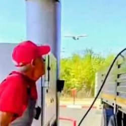 Ukrayna'ya ait drone, Rusya'da benzinliği hedef aldı!