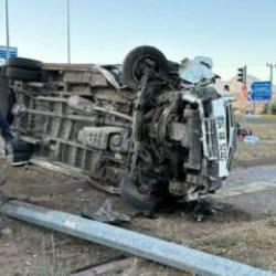 Sivas'ta korkun&ccedil; kaza: 15 iş&ccedil;i yaralandı!