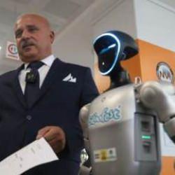 Samsun'da insansı robota temsili kimlik belgesi verildi!