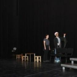 Tamer Karadağlı Gaziantep Şehir Tiyatrosu provasını izledi