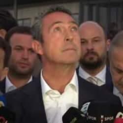 Ali Koç konuşurken ezan okundu! Göğe bakarak tek bir şey söyledi