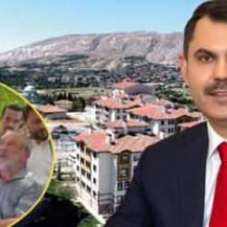 Ahmet amcadan Bakan Kurum'a göz yaşları içinde teşekkür