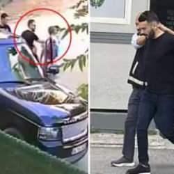 &Ccedil;ocuklarının g&ouml;z&uuml; &ouml;n&uuml;nde babaya tokat atan maganda tutuklandı!