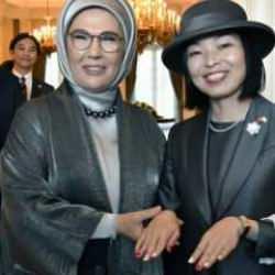 Emine Erdoğan, Japonya Altes Prensesi ile görüştü