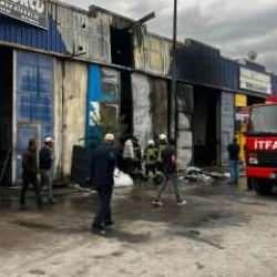 Kayseri'de 3 iş yeri yangında zarar gördü