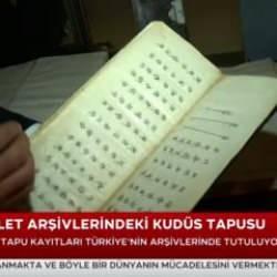 Kudüs'ün tapusu Türkiye'de: Osmanlı kayıtları Filistin'in hakkını belgeliyor