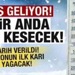 Meteorolojiden son dakika açıklaması! Kış geliyor! Bir anda buz kesecek! Sezonun ilk karı