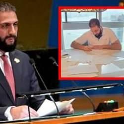 Şara'nın BM'deki konuşmasını bizzat kendisinin yazdığı ortaya çıktı