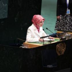 Bakan Göktaş'tan BM'de önemli açıklamalar: Genel Kurul'da konuştu!