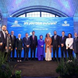 Bakan Kurum, New York'taki "Sıfır Atık Mavi-Damla Damla" Sergisi'nin açılışında konuştu