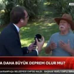 Deprem uzmanı Şener &Uuml;ş&uuml;mezsoy ile muhabir canlı yayında  tartıştı