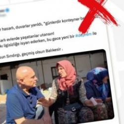 Sındırgı'daki depremzedelere konteyner verilmediği iddiası yalanlandı