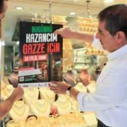 Esenlerli esnaf ve vatandaşlardan Gazze dayanışması