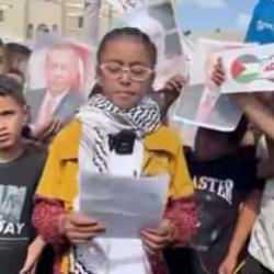 Gazzeli çocuklar Cumhurbaşkanı Erdoğan'a seslendi! Umudumuz siz de...