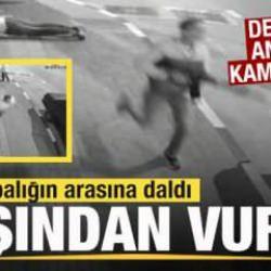 Kalabalığın arasına daldı, husumetlisini başından böyle vurdu