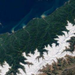 Karadeniz'de sel sonrası tedirgin eden g&ouml;r&uuml;nt&uuml;! Uydudan &ccedil;ekildi...