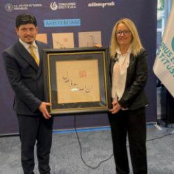 Âdil-i Mutlak Hat Eserleri Sergisi, Amsterdam’da sanatseverlerle buluştu